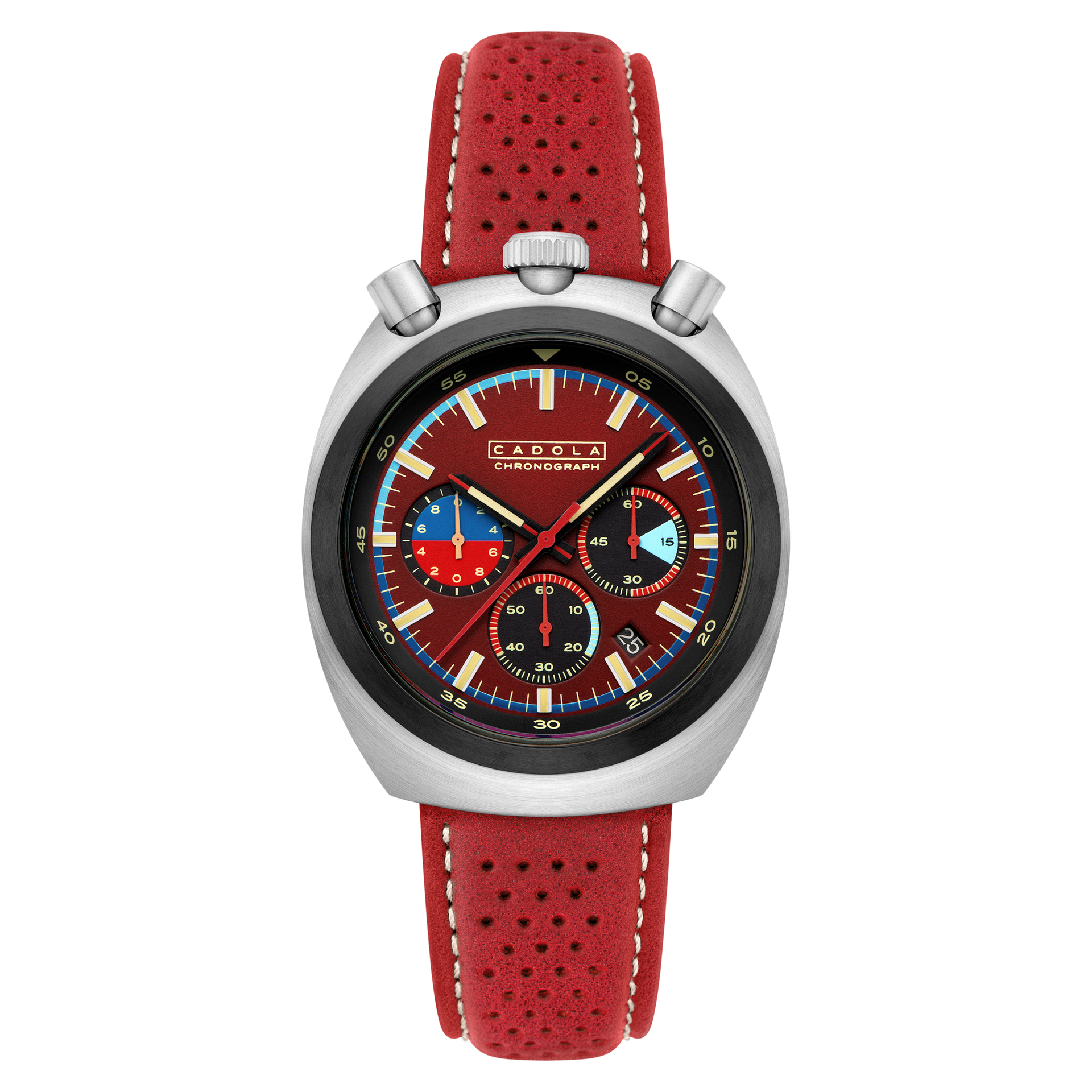 Fireball Red | Testa Di Toro Chronograph – Cadola1946 Fireball Red | Testa Di Toro Chronograph – Cadola1946
