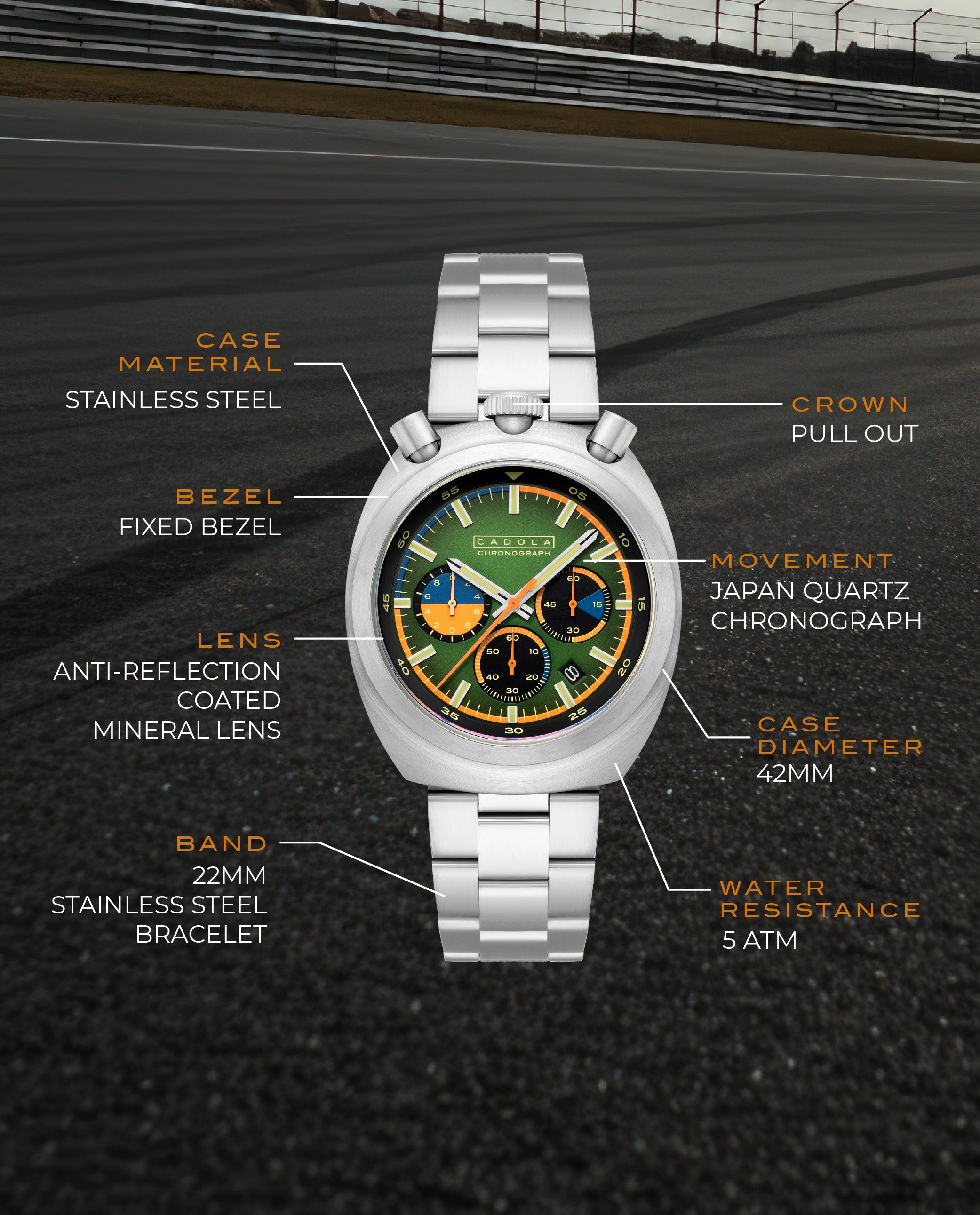 Testa Di Toro Chronograph New Colors CD-1058 – Cadola1946