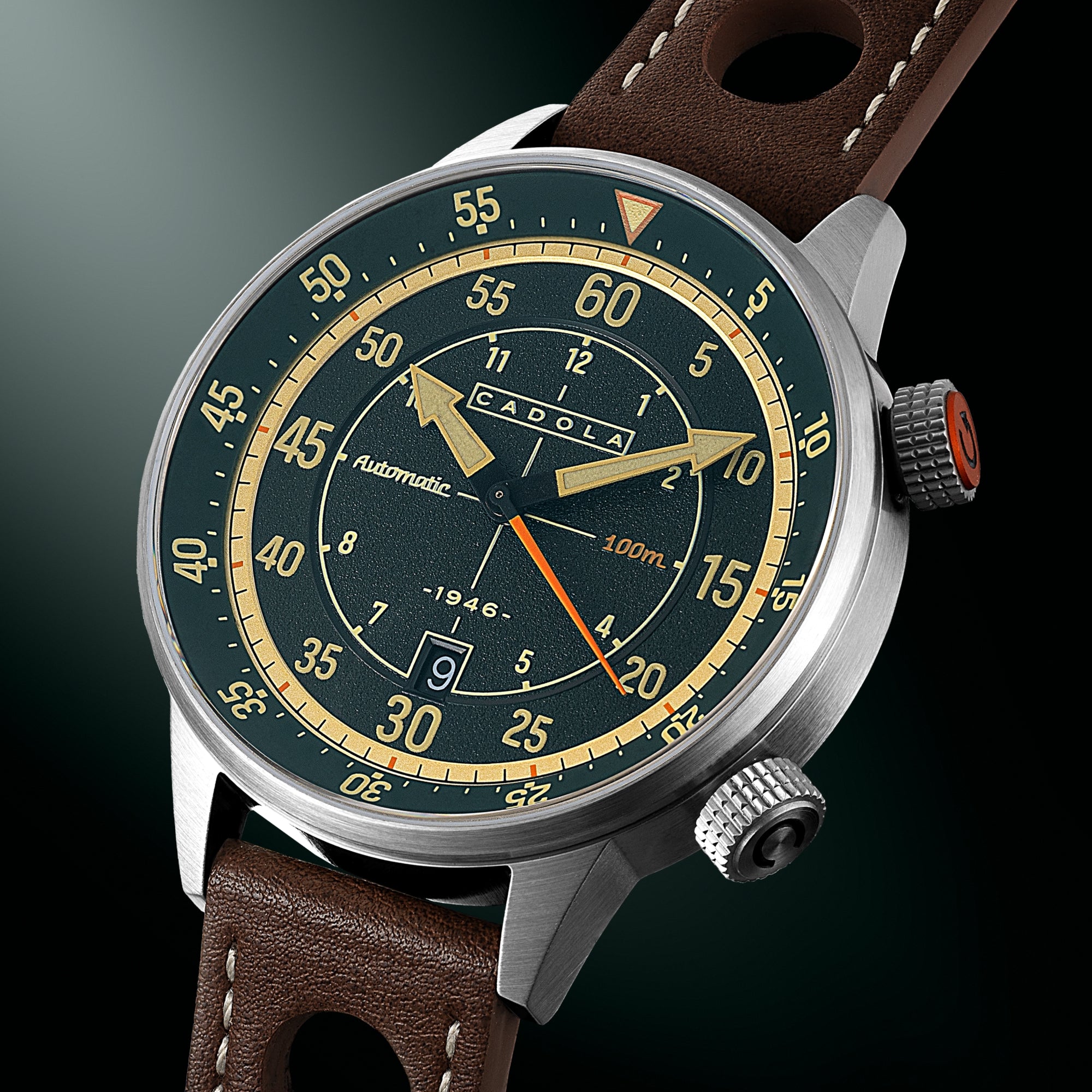 Watch Rally Brand Bottle Green | Rally Timer Automatic – Cadola1946