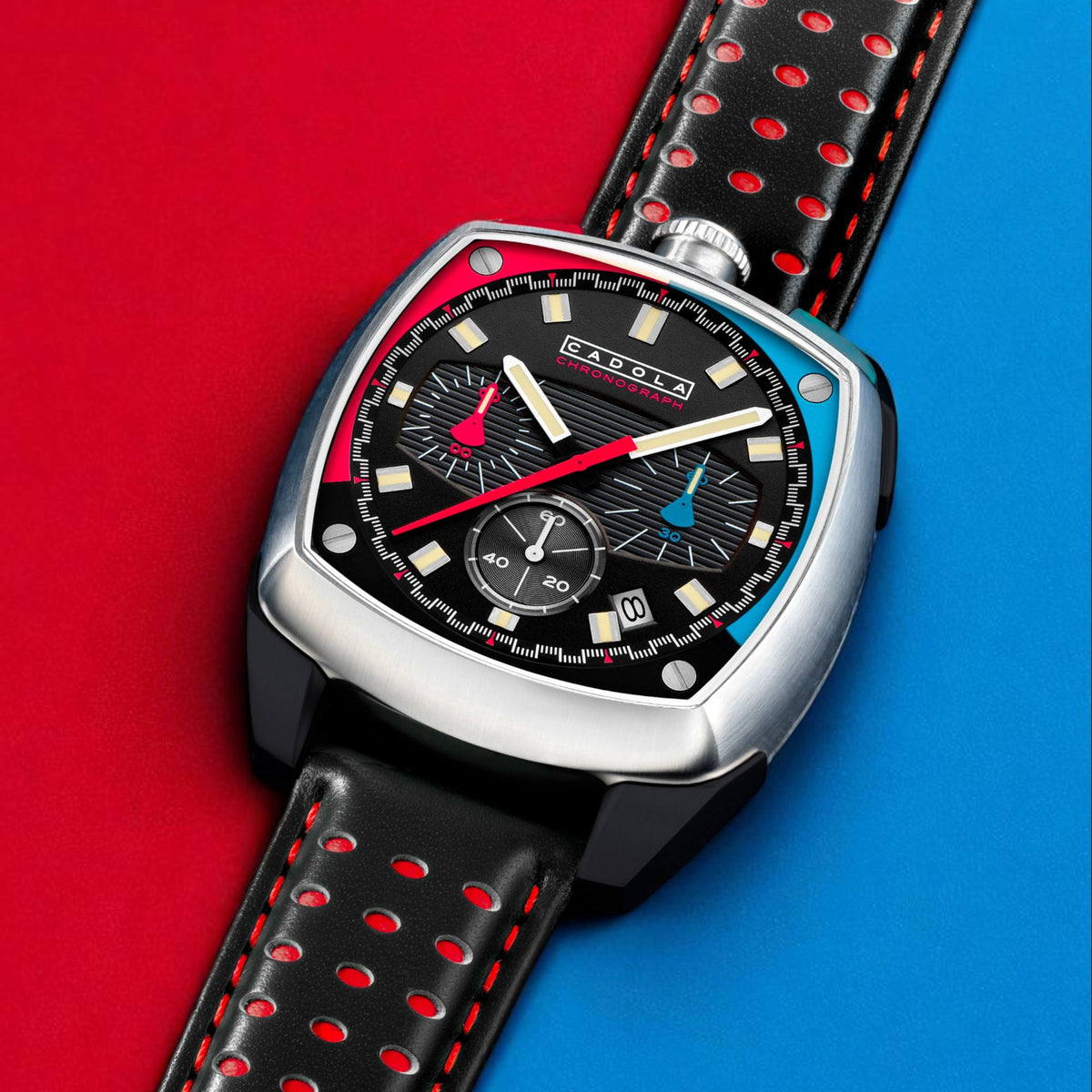Sleek Racer Black | Taurus Chronograph – Cadola1946