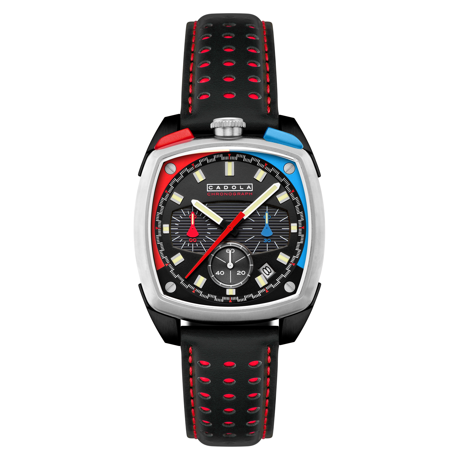 Sleek Racer Black | Taurus Chronograph – Cadola1946