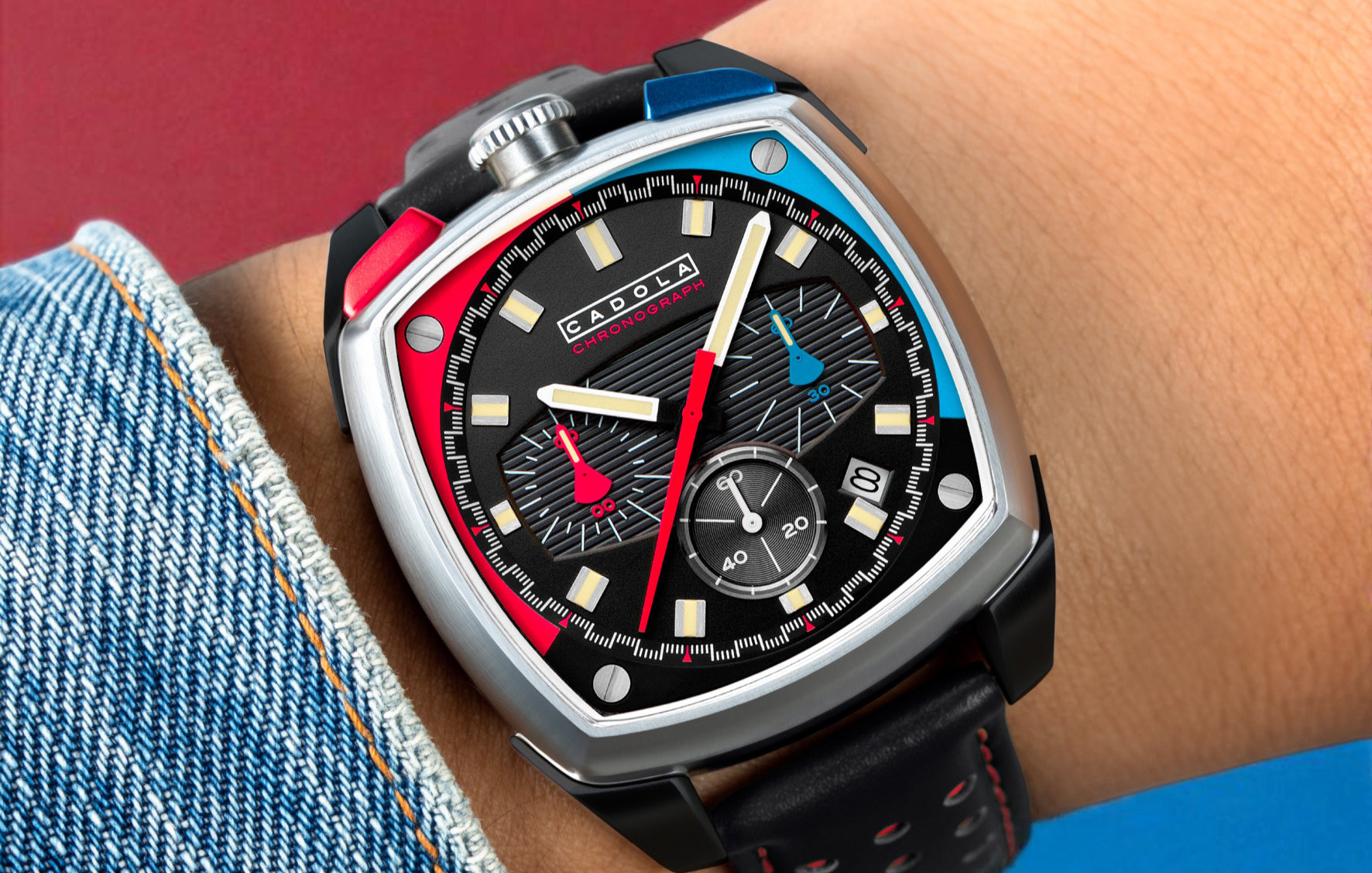 タイレル Sleek Racer Black | Taurus Chronograph – Cadola1946