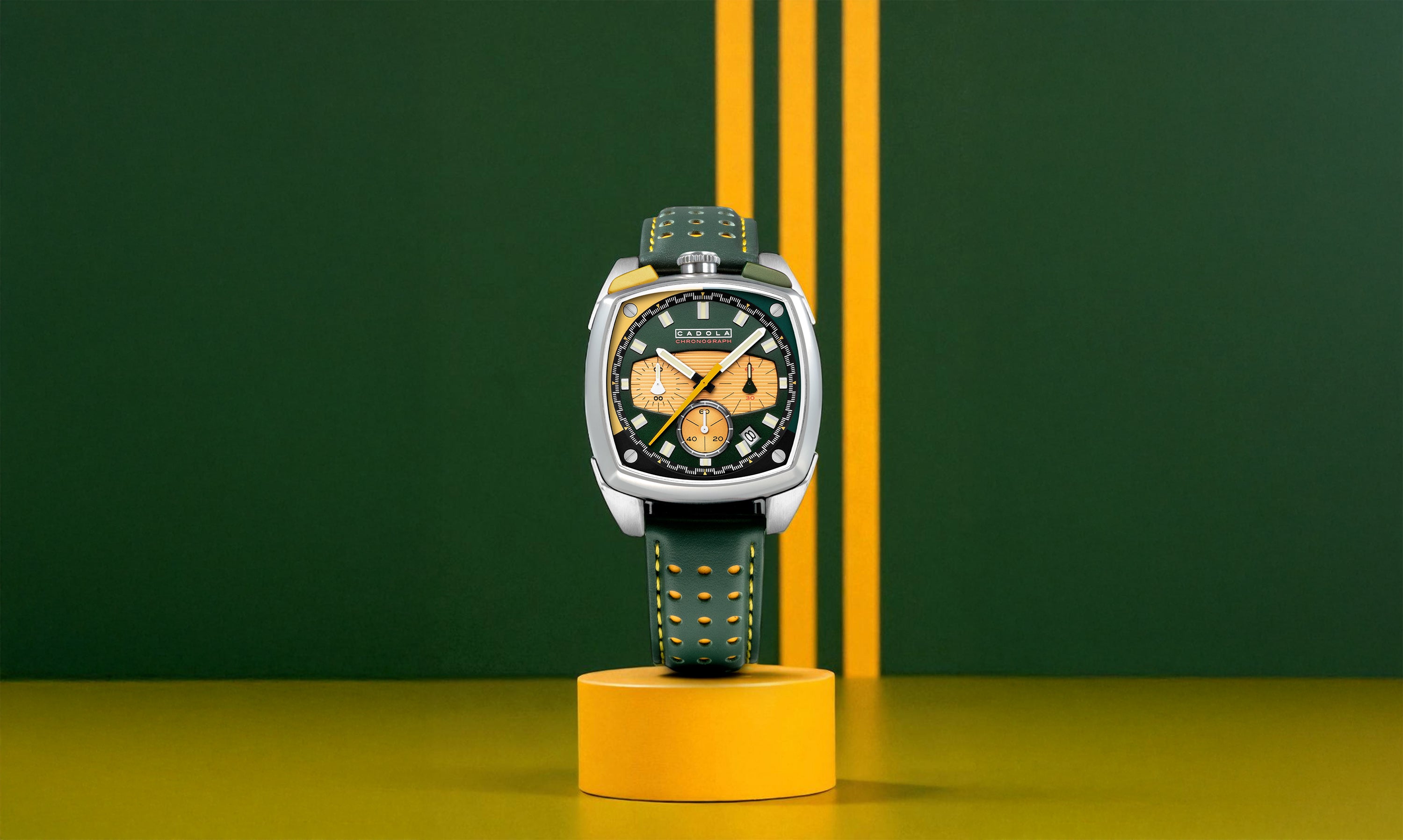 Speedway Green | Taurus Chronograph – Cadola1946