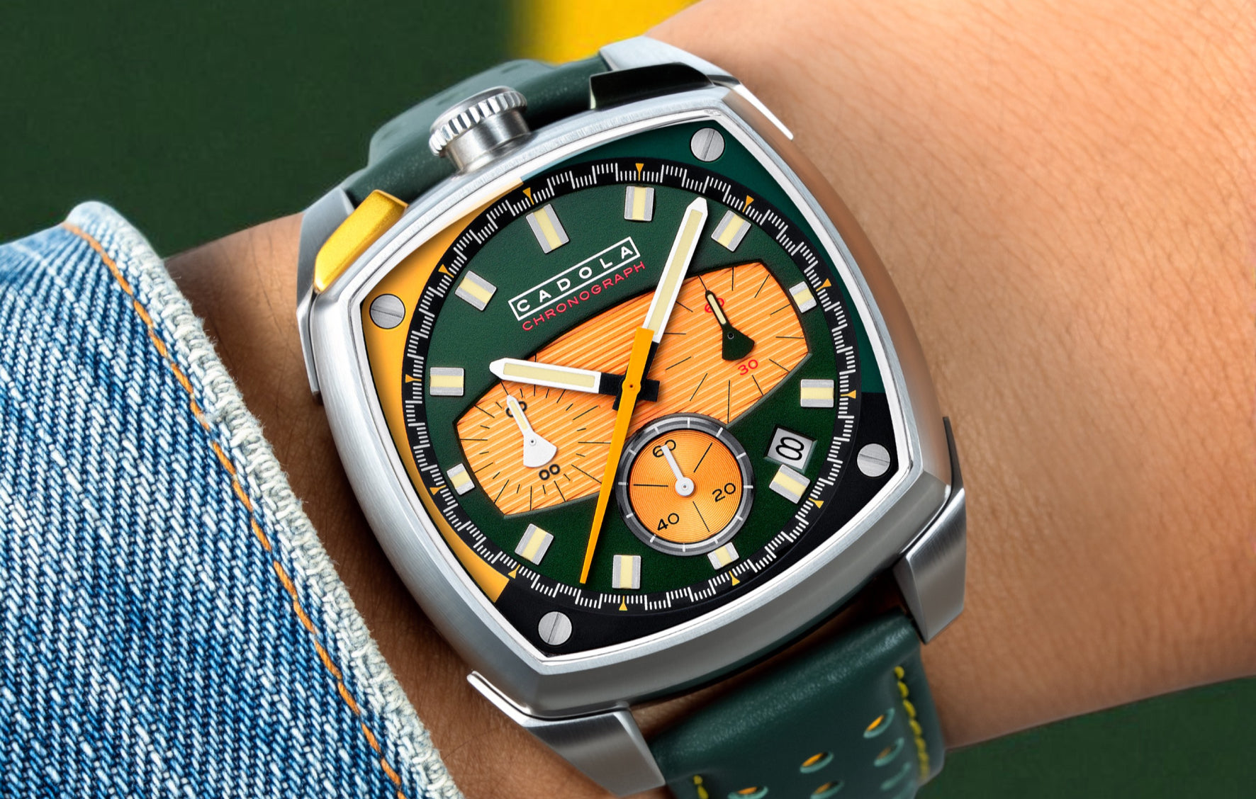 Speedway Green | Taurus Chronograph – Cadola1946