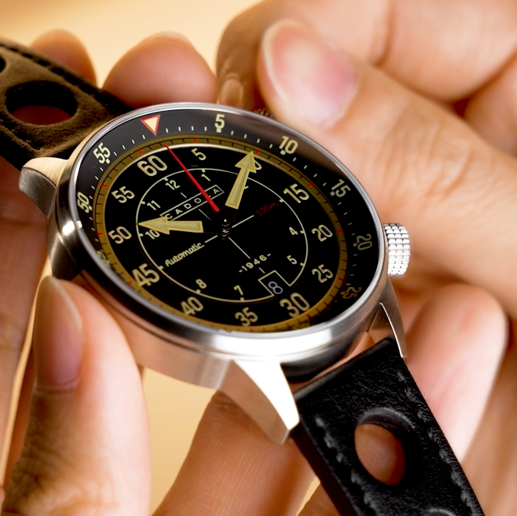 Watch Rally Brand Ink Black | Rally Timer Automatic – Cadola1946