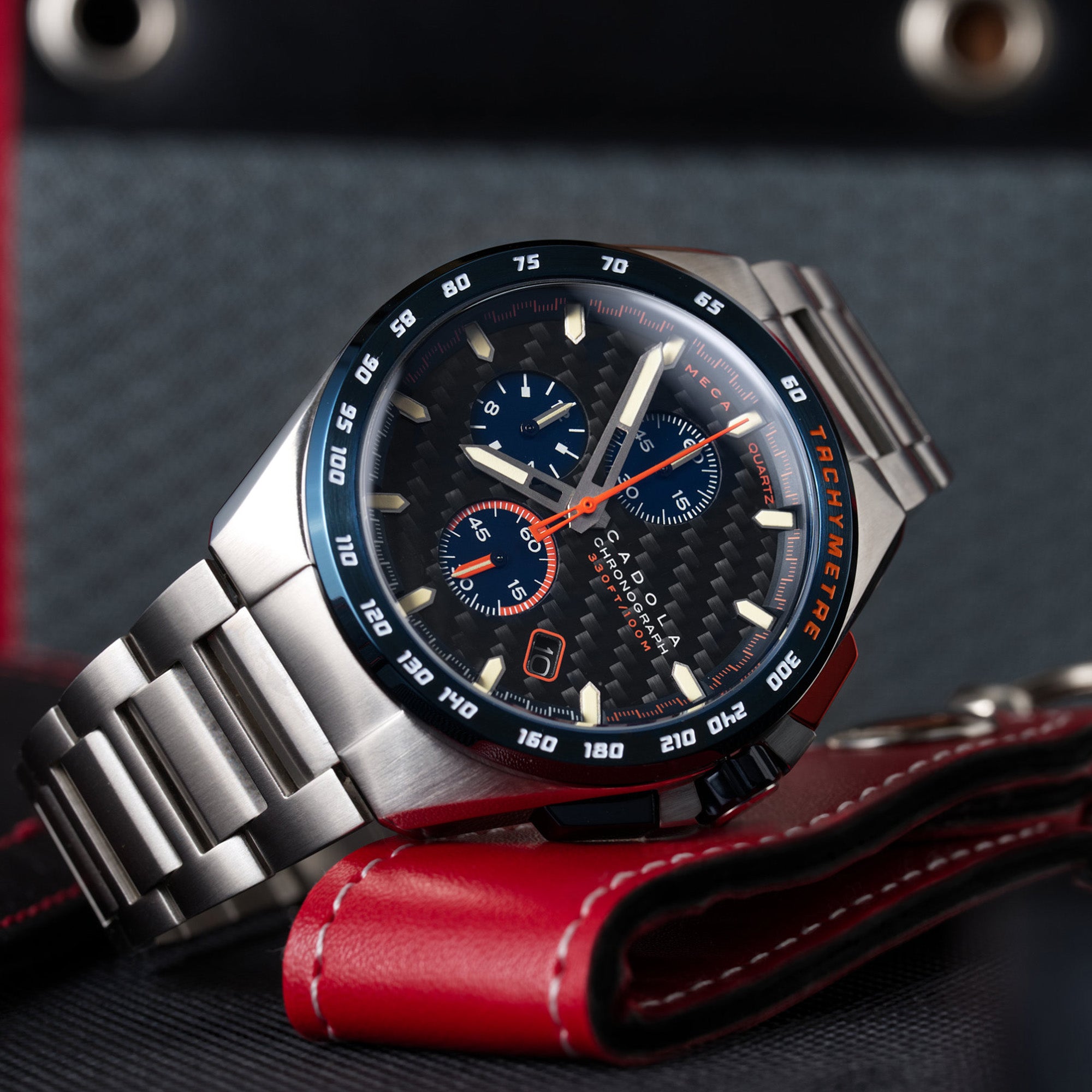 Tarmac Blue | Peterson Chronograph – Cadola1946
